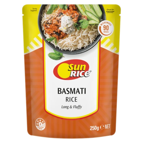 SunRice Microwave Basmati Rice Pouch