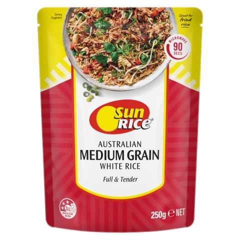 SunRice Microwave Medium Grain Pouch