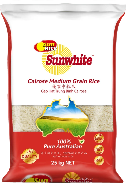 Sunwhite Medium Grain Rice