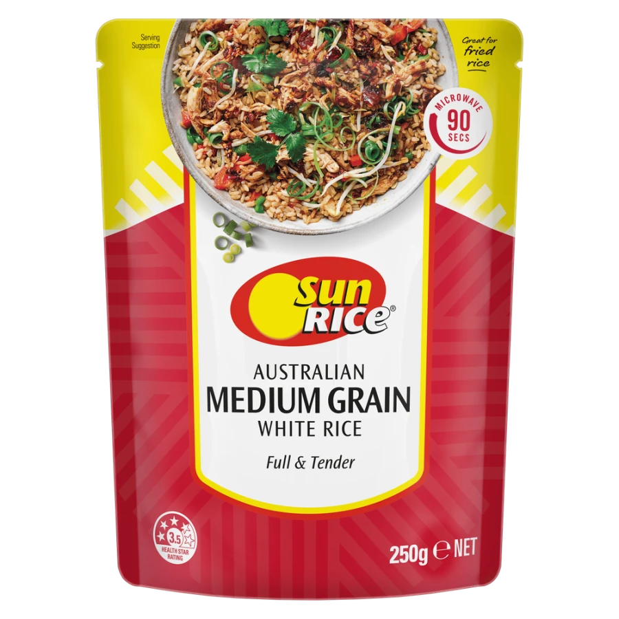 SunRice Microwave Medium Grain Pouch