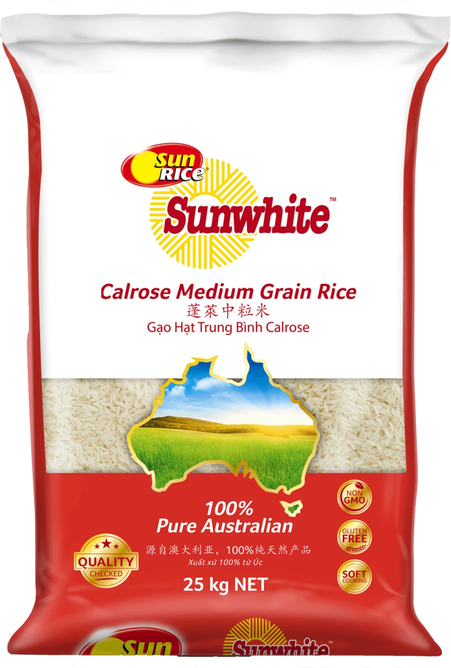 Sunwhite Medium Grain Rice