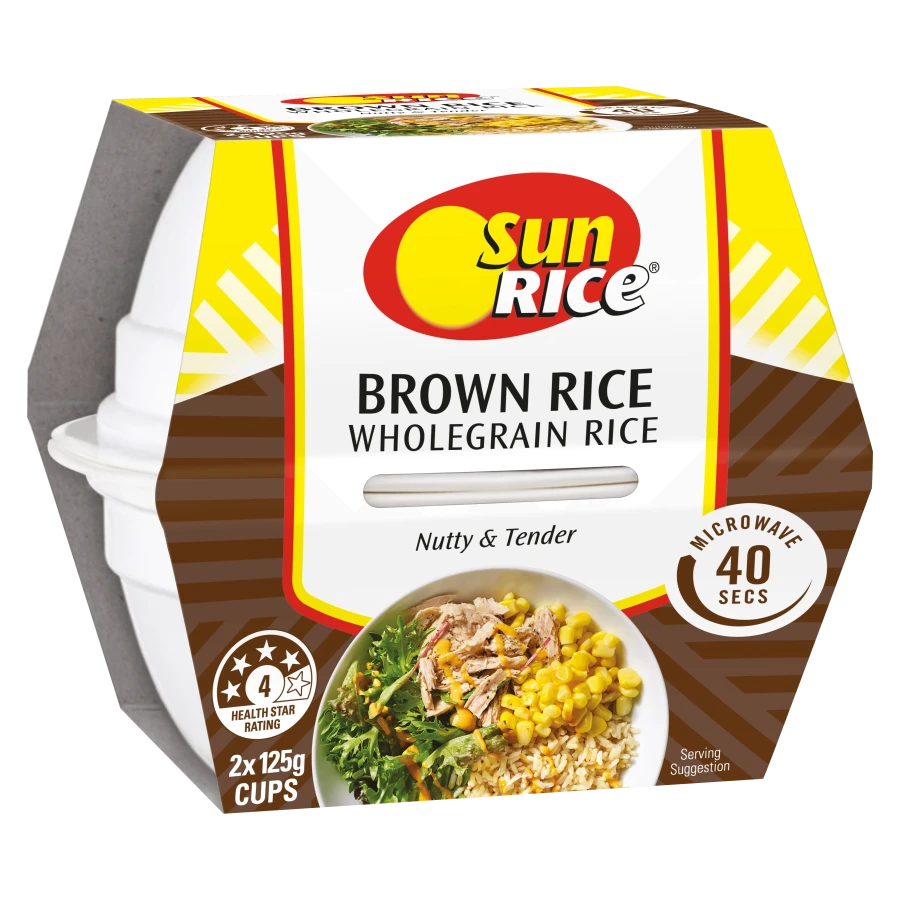 SunRice Microwave Brown Rice Cups