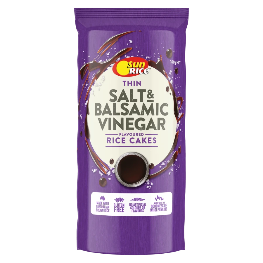 Salt & Balsamic Vinegar Rice Cakes