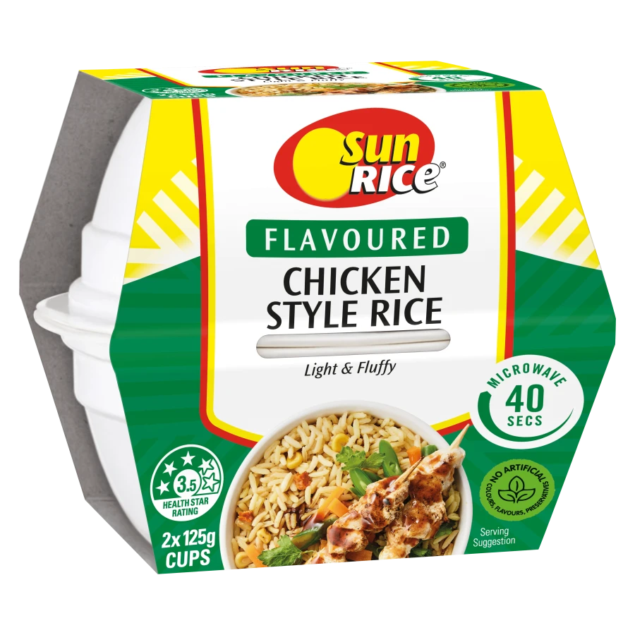 SunRice Microwave Chicken Style Rice Cups