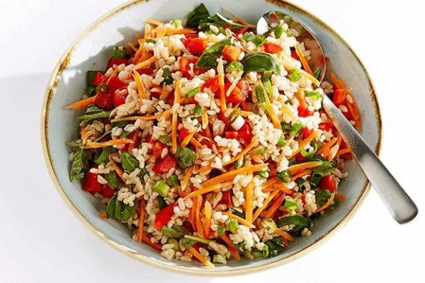 Asian Brown Rice Salad