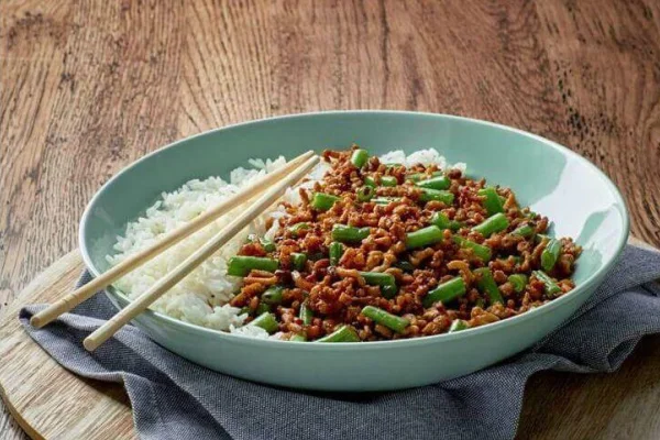 Poh's Green Bean, Black Bean and Chicken Stir Fry