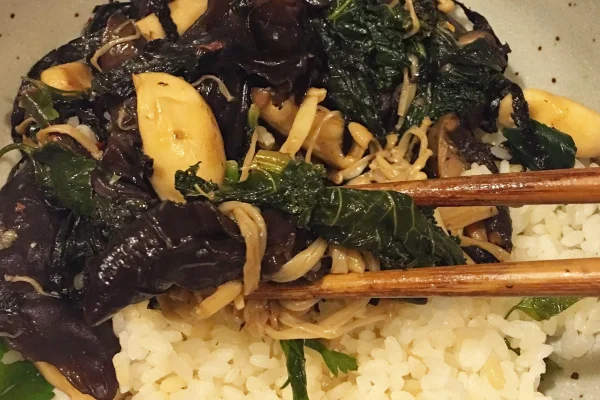 Poh's Modern Mushroom Stirfry