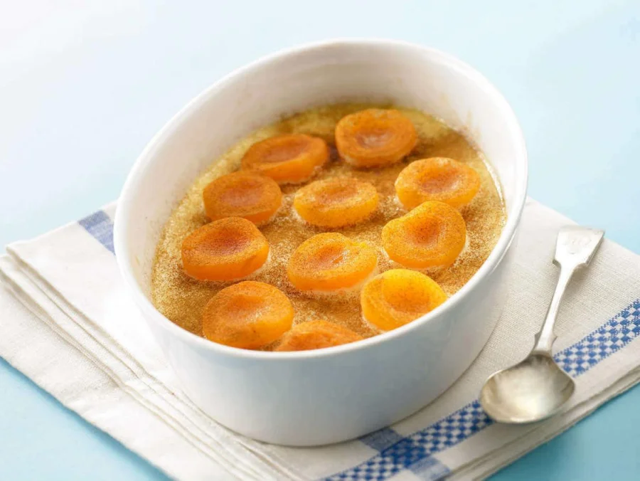 Baked Apricot Pudding