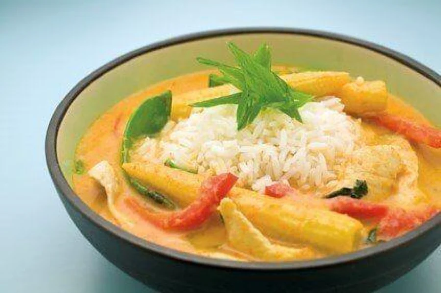 Chicken Laksa with Jasmine Rice